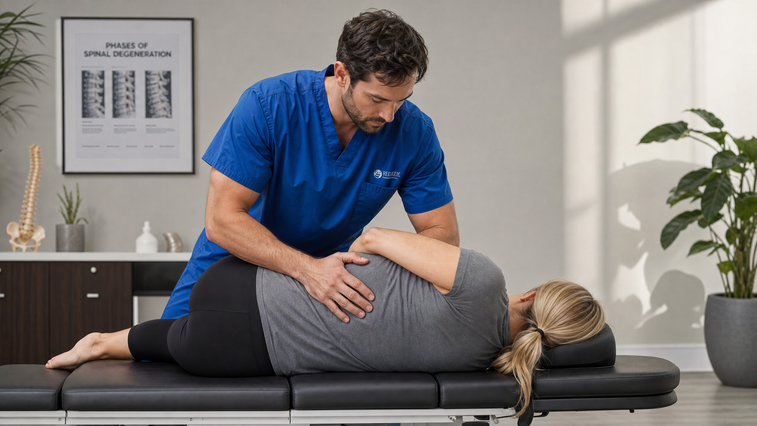 Chiropractic treatment at United Health & Rehabilitation Center